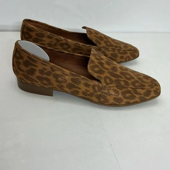 AEROSOLES Men's Tan Leopard Loafers - Picture 3 of 6